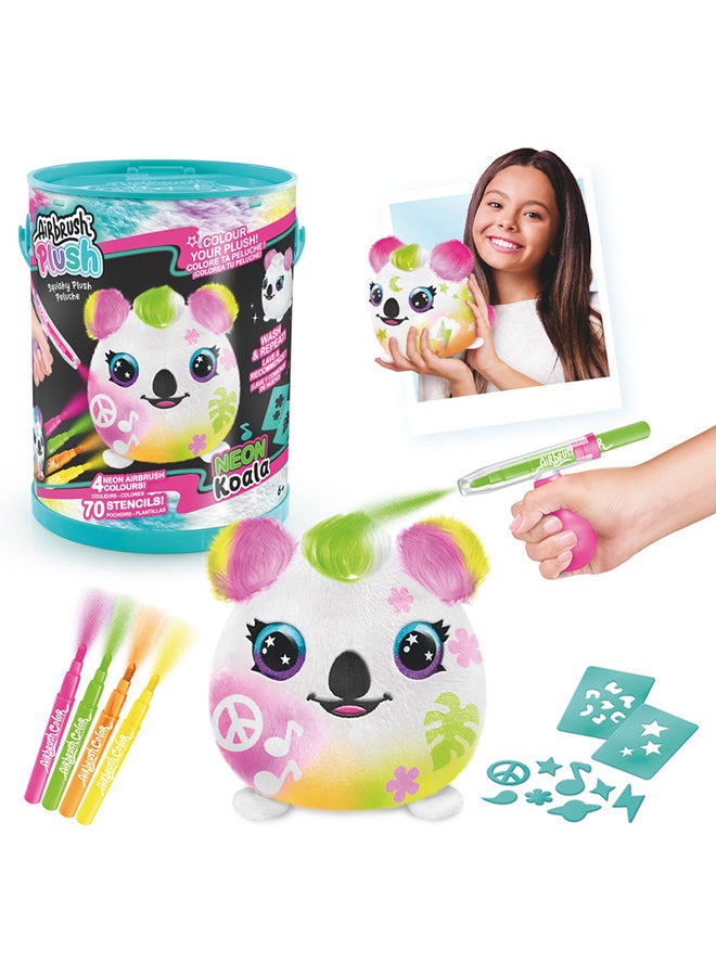 Airbrush Plush - Neon Squish Pals Paint Can