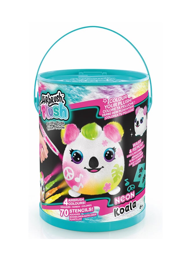 Airbrush Plush - Neon Squish Pals Paint Can