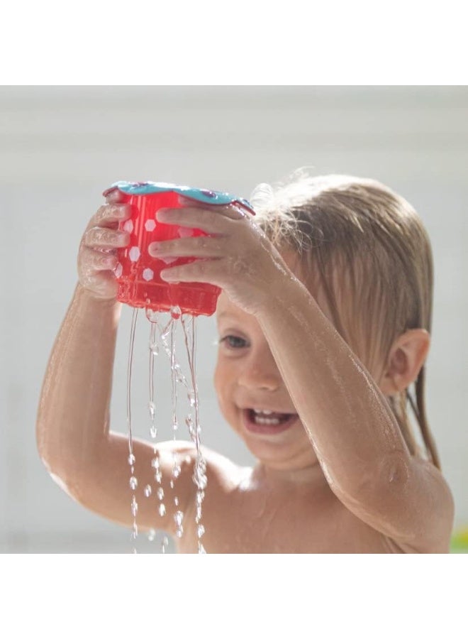 Nuby 5-Piece Splish Splash Bath Time Stacking Cups