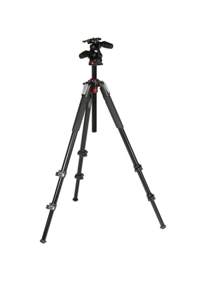 Manfrotto MT055XPRO3-3W Aluminum Tripod with 3-Way Pan/Tilt Head