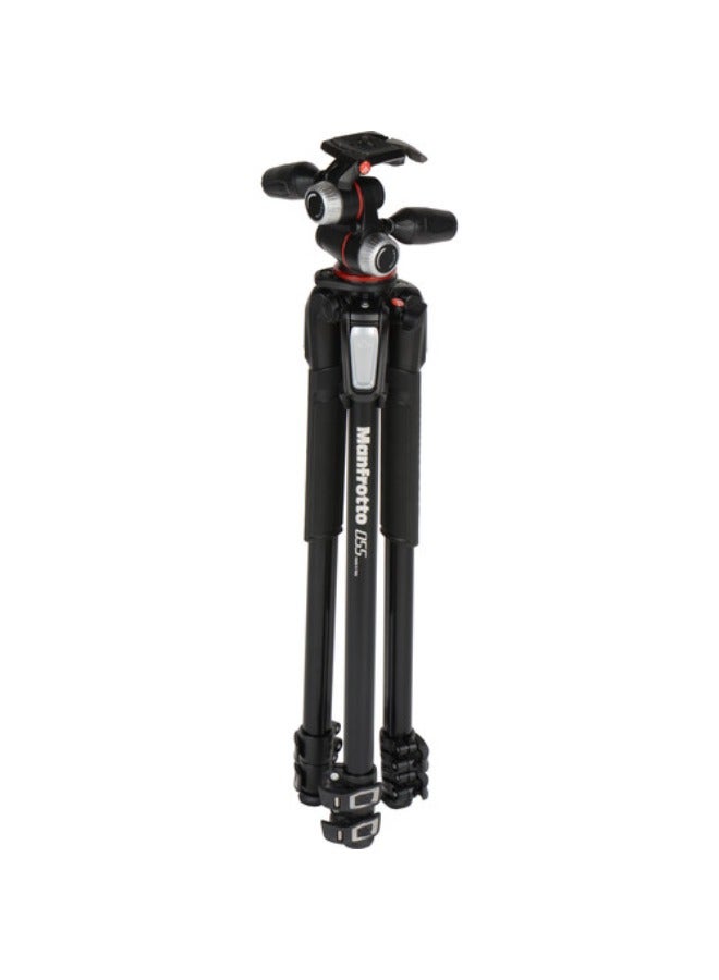 Manfrotto MT055XPRO3-3W Aluminum Tripod with 3-Way Pan/Tilt Head