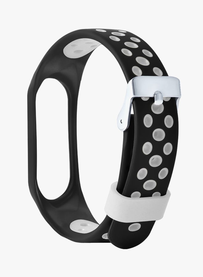 Silicon Replacement Band For Xiaomi Mi Band 3 Black/Grey