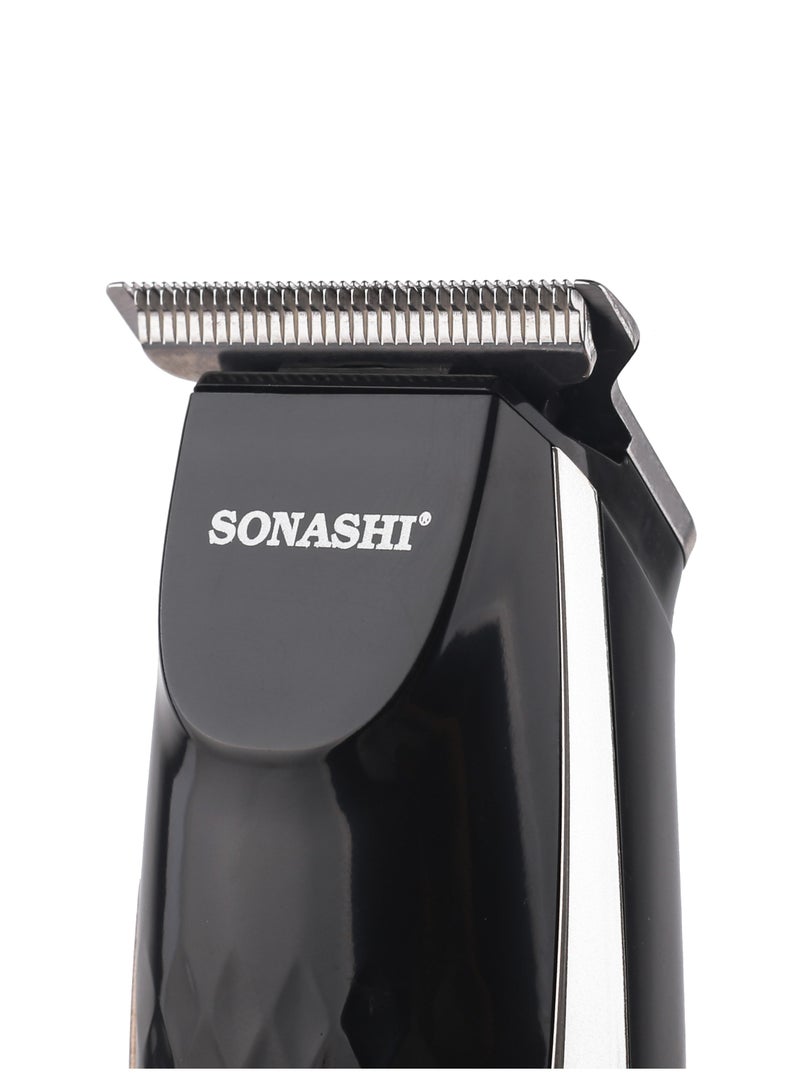 Rechargeable Cordless Hair Clipper With RType Cutter Head  Shaving And Hair Sharp And Durable Blades With 5 Piece Combs  Chargeable Device With 1 Hour Continuous Working Cordless Hair Clipper SHC-1052 Black