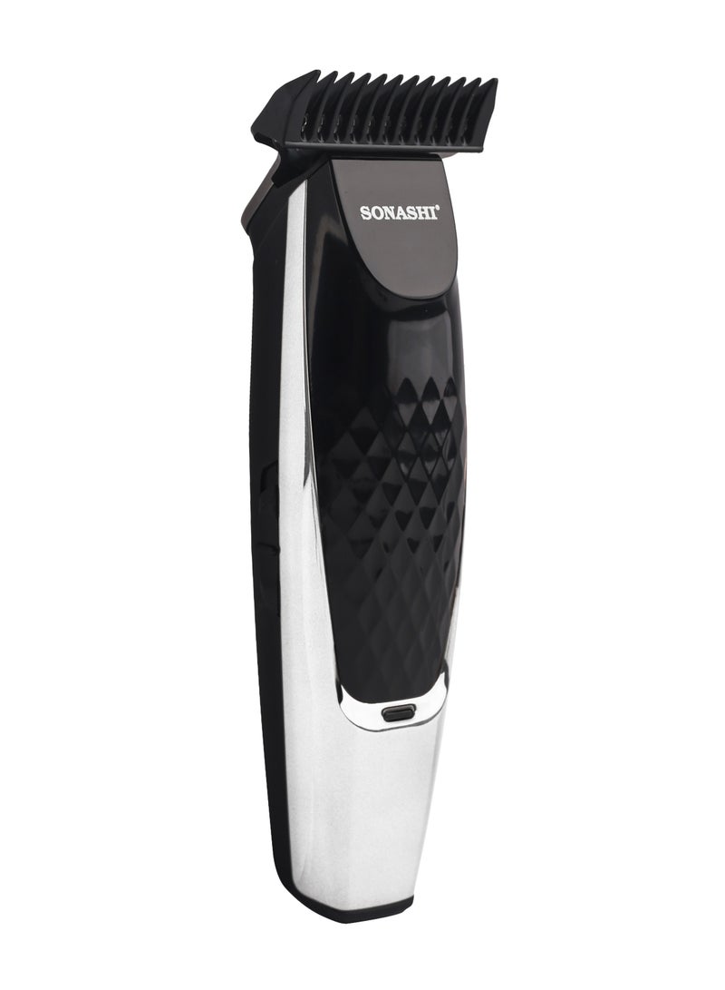 Rechargeable Cordless Hair Clipper With RType Cutter Head  Shaving And Hair Sharp And Durable Blades With 5 Piece Combs  Chargeable Device With 1 Hour Continuous Working Cordless Hair Clipper SHC-1052 Black