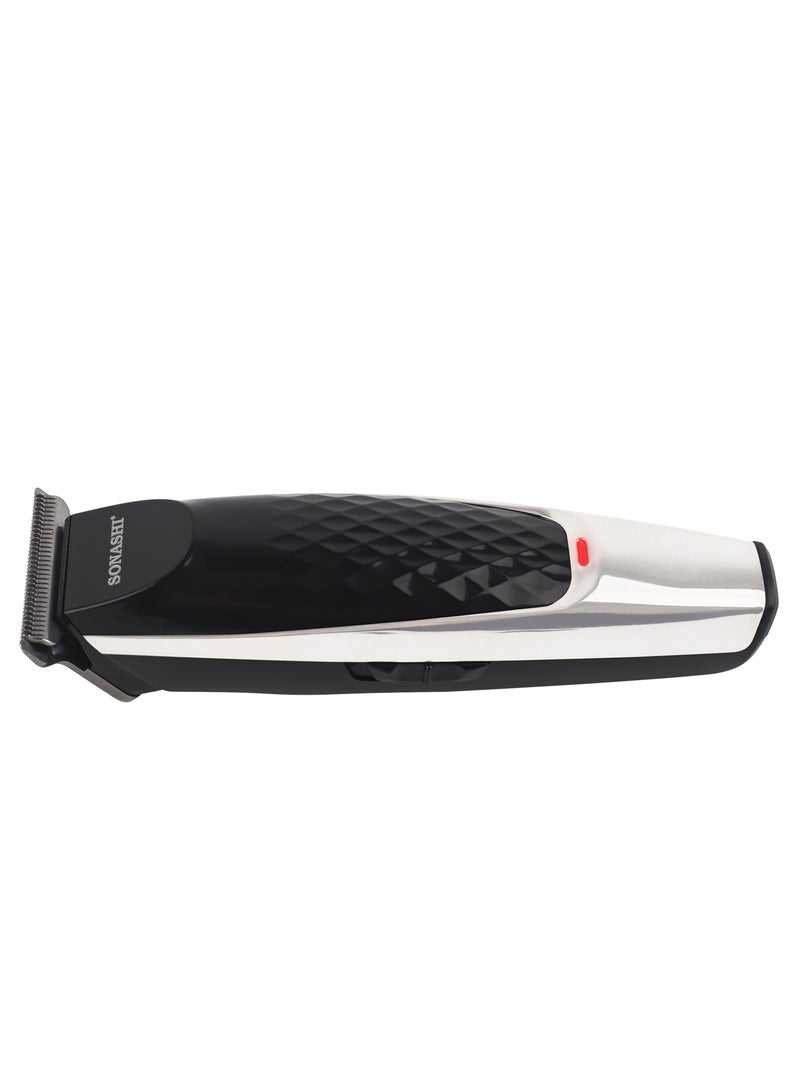 Rechargeable Cordless Hair Clipper With RType Cutter Head  Shaving And Hair Sharp And Durable Blades With 5 Piece Combs  Chargeable Device With 1 Hour Continuous Working Cordless Hair Clipper SHC-1052 Black