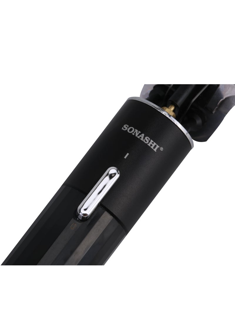 6-in-1 Rechargeable Hair Clipper Set - Trimmer/Shaver/Nose Trimmer Stainless Steel Blades For Easy Cutting And LCD Display, Use Time - 2 Hours SHC-1064 Black Black