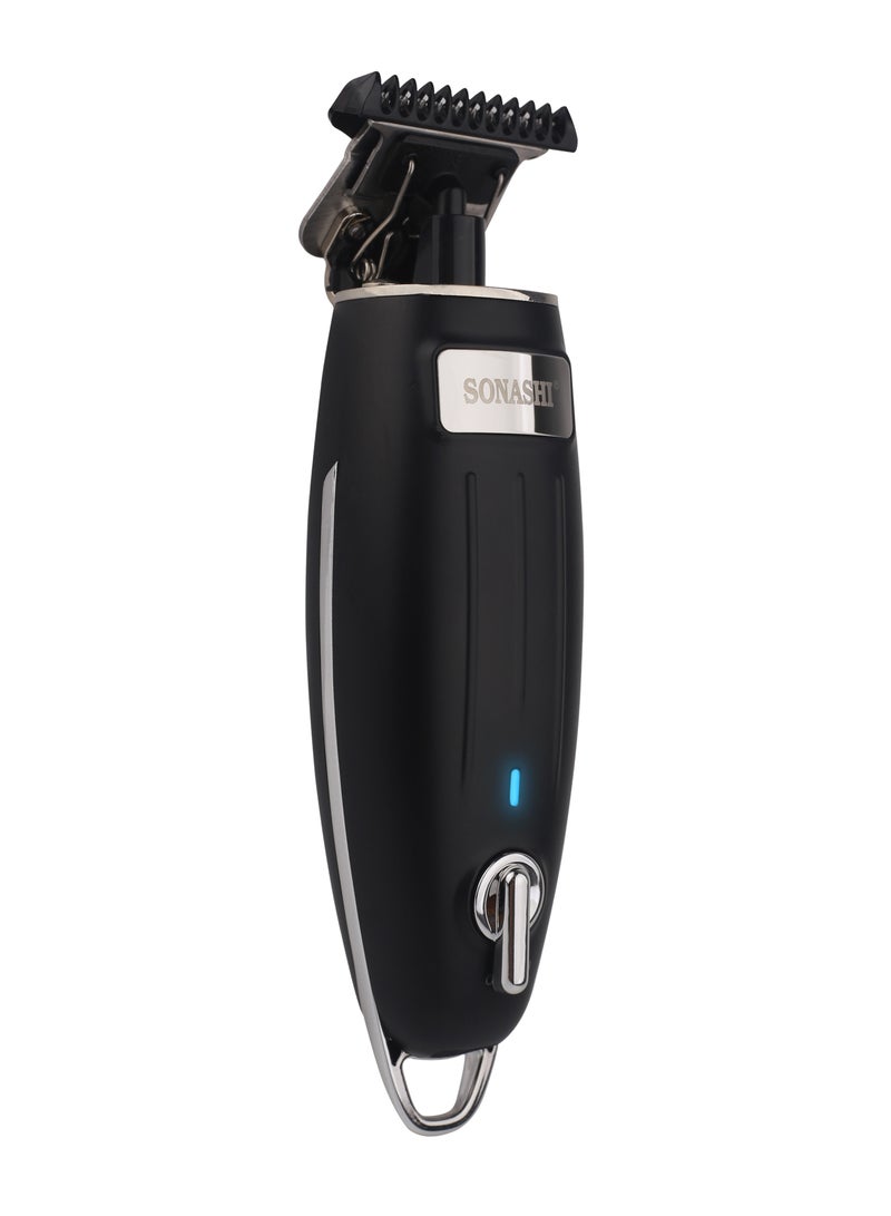 Rechargeable Hair Clipper With TType Cutter Blade HighSpeed Motor With 3 Hours Continuous Working  Portable  Cordless Sharp And Durable For Men  SHC-1054 Black