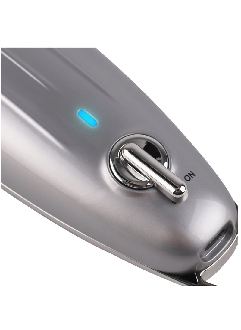 Rechargeable Hair Clipper With TType Cutter Blade HighSpeed Motor With 3 Hours Continuous Working  Portable Sharp And Durable Cordless Hair Clipper For Men SHC-1054 Silver