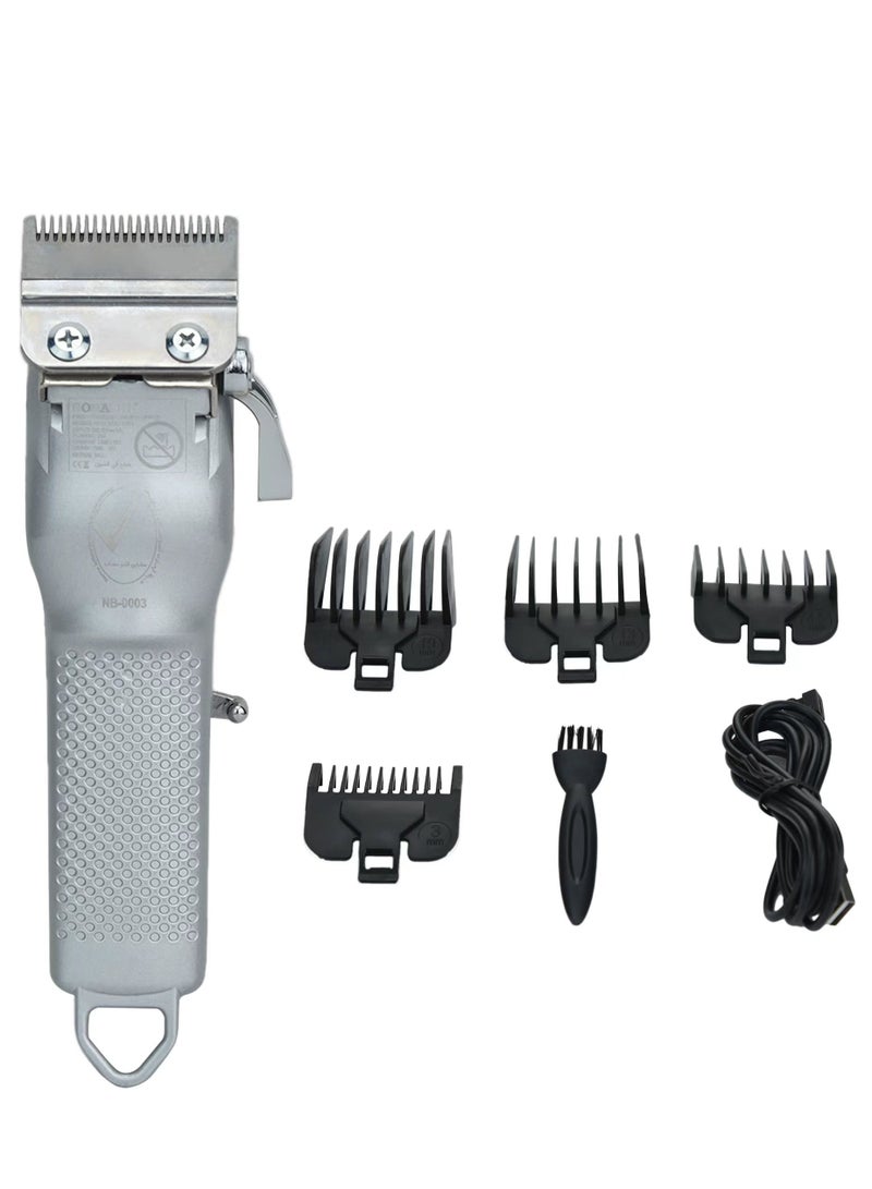Rechargeable Hair Clipper With Digital LCD Display  2 Hours Continuous Working Time Sharp And Carbon Steel Cutter Blade With HighQuality Metal Body Chargeable And Cordless  SHC-1061 Gold