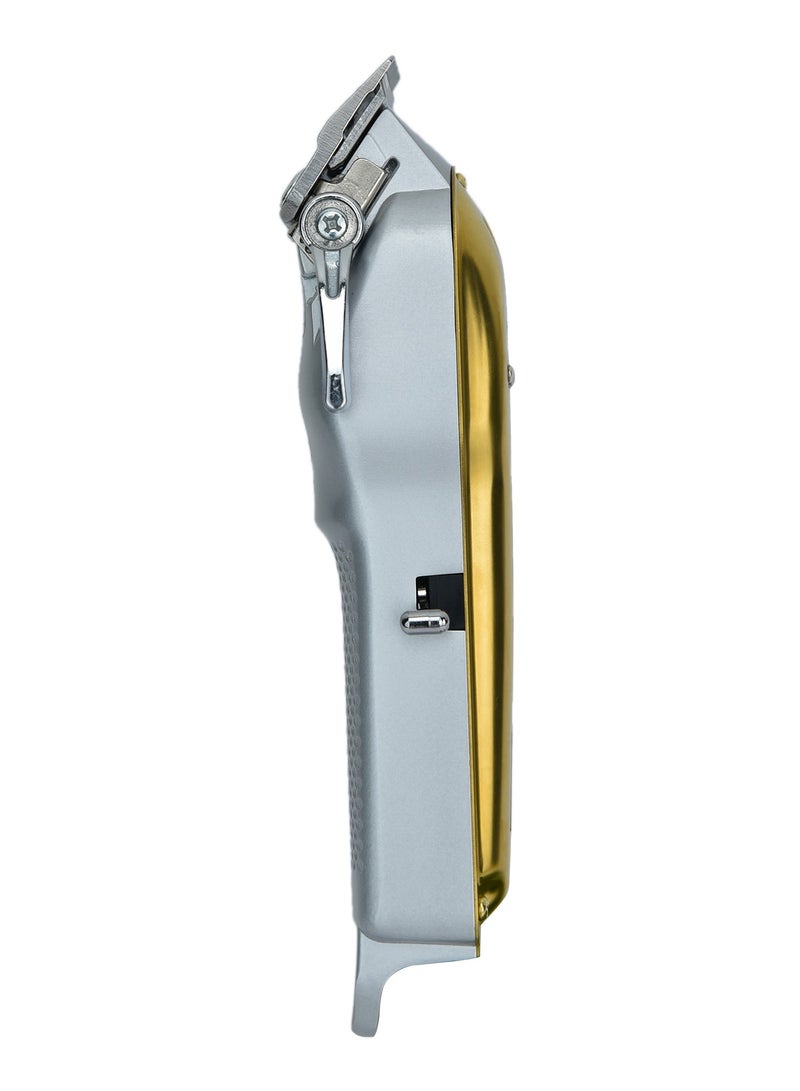Rechargeable Hair Clipper With Digital LCD Display  2 Hours Continuous Working Time Sharp And Carbon Steel Cutter Blade With HighQuality Metal Body Chargeable And Cordless  SHC-1061 Gold