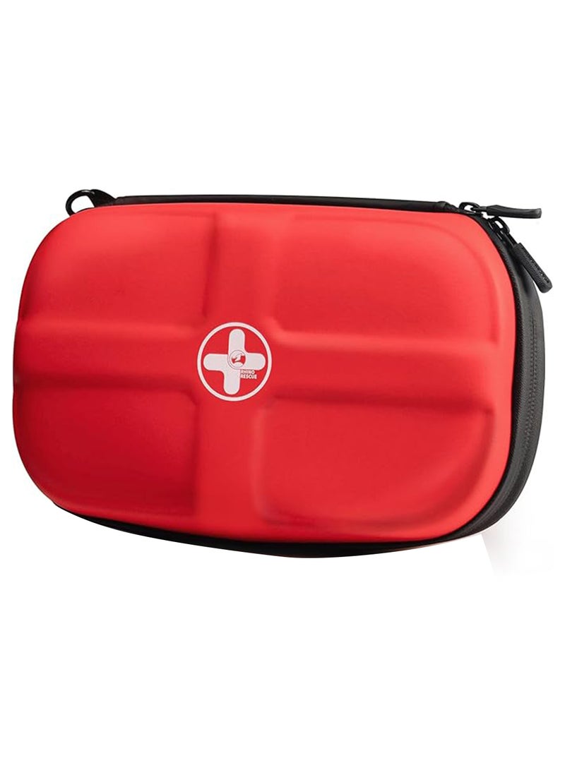 First Aid Kit, HSA/FSA Eligible, Waterproof Portable Emergency Medical Kit 119 Pieces- Red