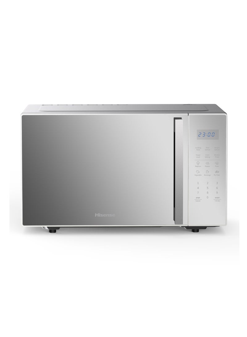 30L Microwave Oven, 11-levels of Power, Preset Programmes, Time & Weight Defrost, LED Display, Cooking End Signal, Large Capacity 30 L 900 W H30MOMS9H Silver