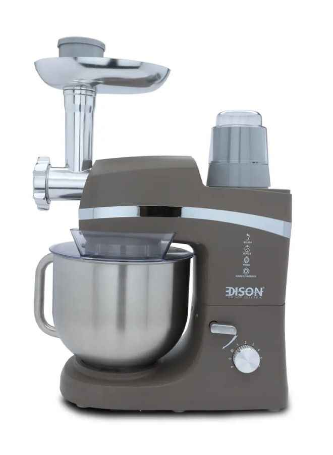 Stand Mixer 4Functions 6.5Liters Steel Cappuccino 1000Watts