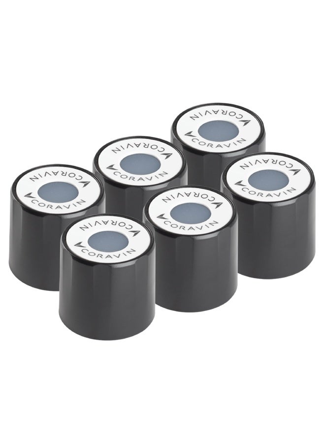 Cv 006915 Zwart Schroefdop Set Van 6 Stuks