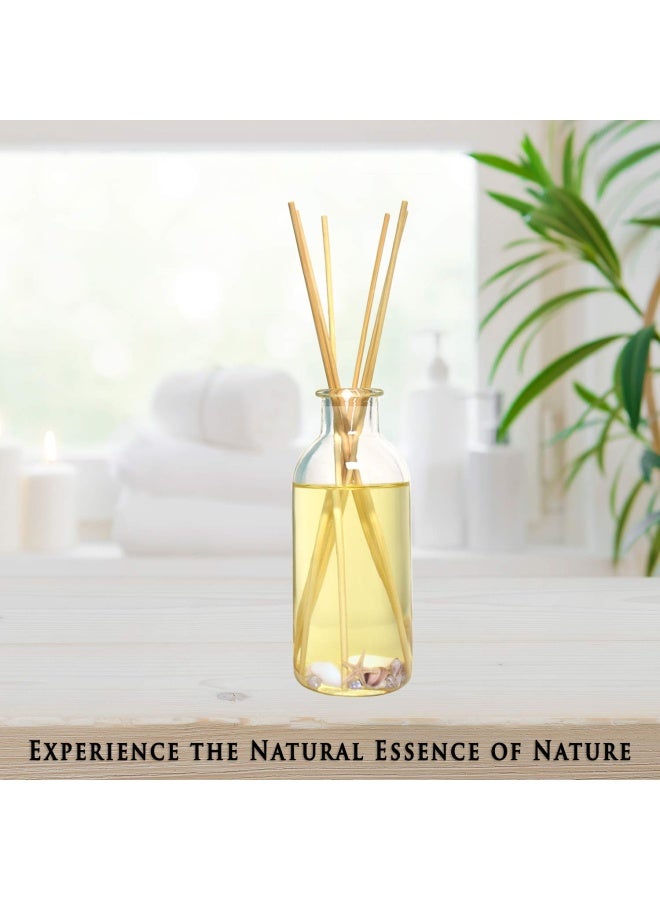 Ocean Mist And Sea Salt Reed Diffuser Set Made With Essential Oils And Real Botanicals Decorative Air Freshener For Large Rooms Beautiful Home D Cor Makes A Great Gift