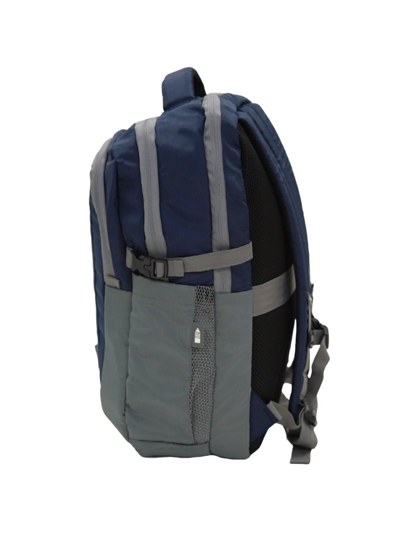 Giordano Orion Backpack Blue Grey 19-Inches, Travel-Friendly & Versatile Lightweight Bag with Multi-Compartment, Laptop Padding – Ideal Bag for Men Women Office Work Outdoor