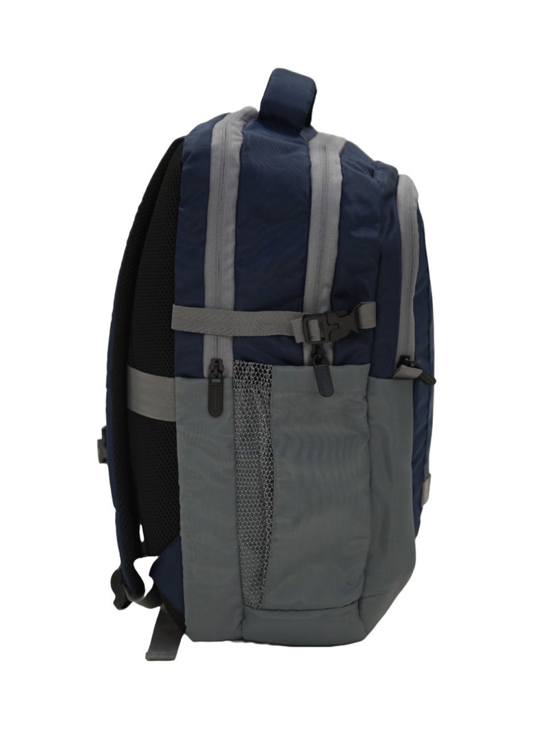 Giordano Orion Backpack Blue Grey 19-Inches, Travel-Friendly & Versatile Lightweight Bag with Multi-Compartment, Laptop Padding – Ideal Bag for Men Women Office Work Outdoor