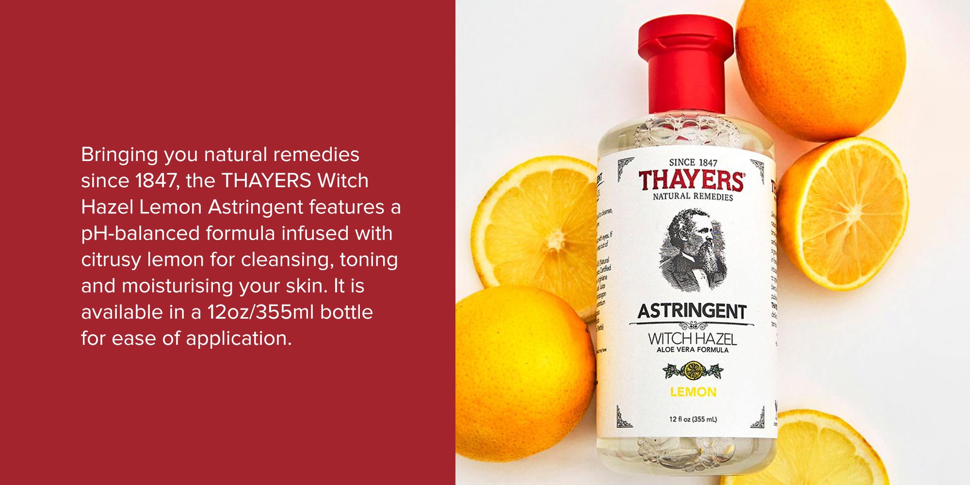 Astringent Witch Hazel Toner 355ml