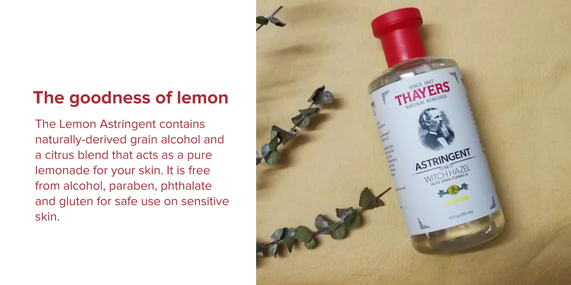 Astringent Witch Hazel Toner 355ml