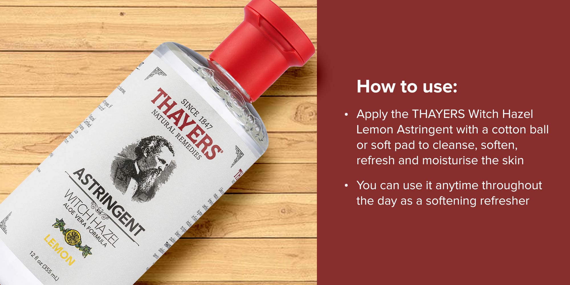 Astringent Witch Hazel Toner 355ml