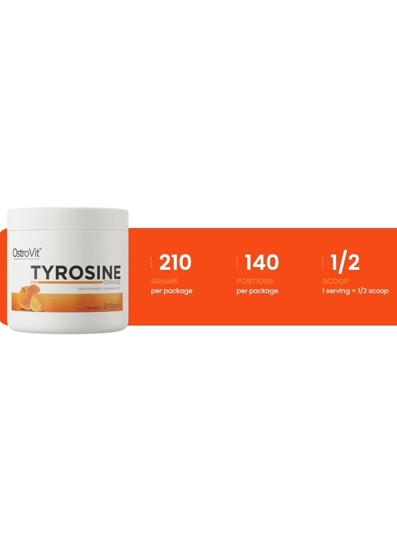 OstroVit Tyrosine 210g Orange Flavor 140 Serving