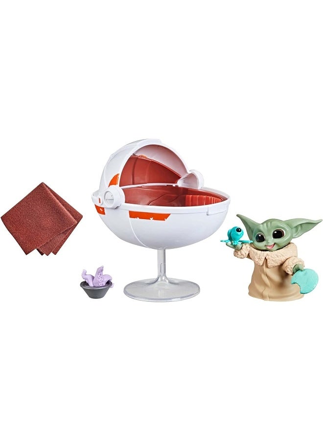 Star Wars The Bounty Collection Grogu’s Hover-Pram Pack The Child Collectible 2.25-Inch-Scale Figure With Accessories