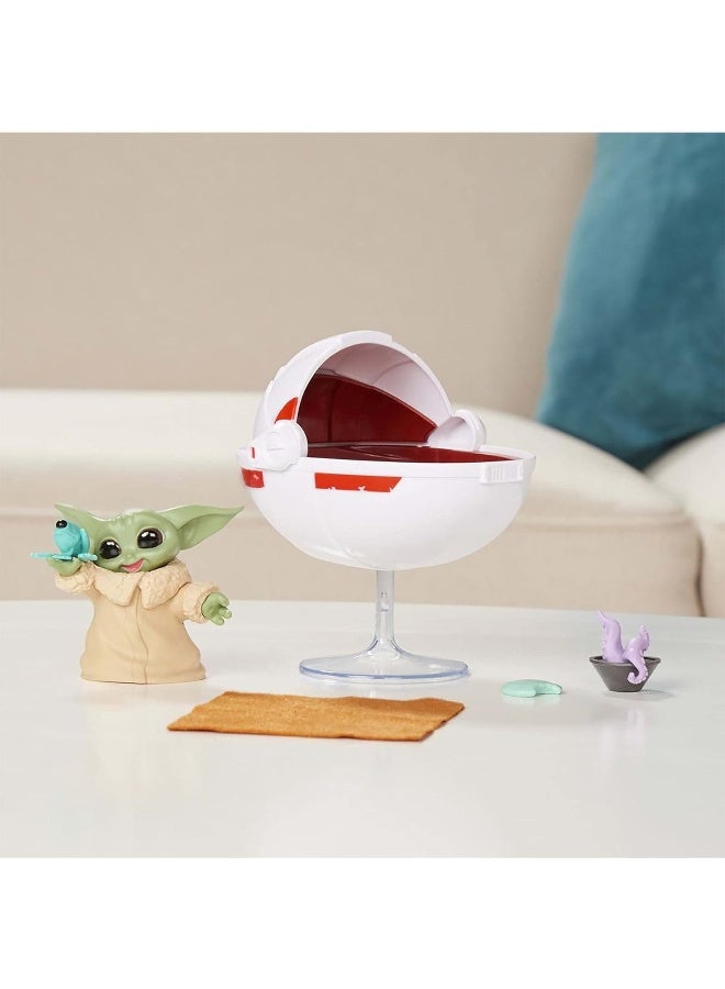 Star Wars The Bounty Collection Grogu’s Hover-Pram Pack The Child Collectible 2.25-Inch-Scale Figure With Accessories