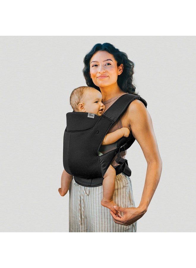 Snugsupport 4In1 Infant Carrier Front And Back Carry Positions Infant Backpack Baby Carrier Newborn To Toddler For Infants 7.533 Lbs. ; Blackblack