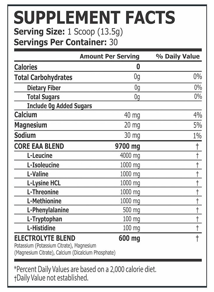 Core Champs EAA Essential Amino Acids 30 Servings Green Apple