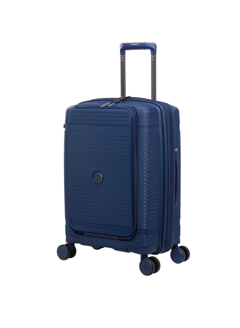 it Luggage Bag Unanimous Set of 3 Pcs, Hard Case Polypropylene (PP) Material, Matching Color Suitcases, 8x360 Degree Spinner Wheels, Expandable Trolley, Telescopic Handle, TSA Lock, Color Dark Blue