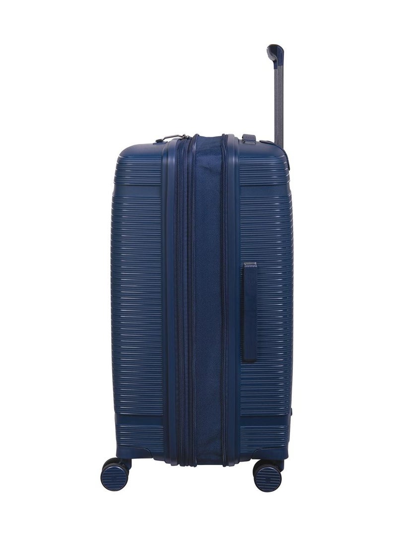 it Luggage Bag Unanimous Set of 3 Pcs, Hard Case Polypropylene (PP) Material, Matching Color Suitcases, 8x360 Degree Spinner Wheels, Expandable Trolley, Telescopic Handle, TSA Lock, Color Dark Blue