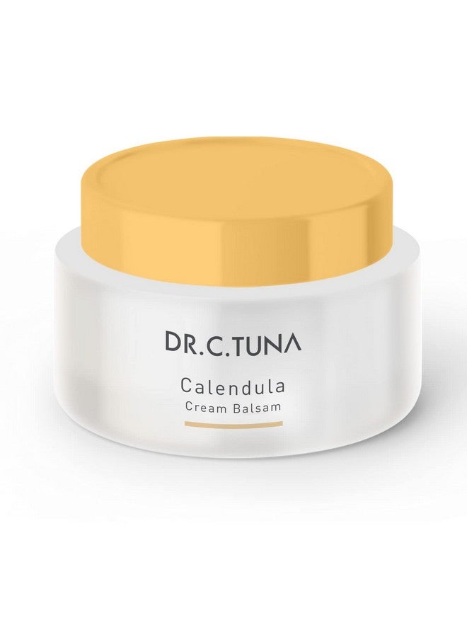 Dr C Tuna Calendula Cream Balsam For Skin Body Pure Natural Skincare Repair And Moisturizer Healing Effects For Dry Skin Plant Rich Protection With Calendula Chamomile 3.4 Fl (Old Package)