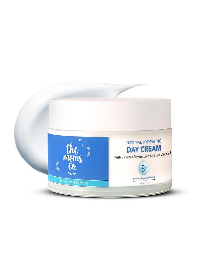 . Natural Hydrating Day Cream With Vitamin E & 8 Types Of Ha Spf 40 Offers 400% Instant Hydration Instantly Hydrates Skin & Boosts Collagen Production For Dry Skin 50 Gm