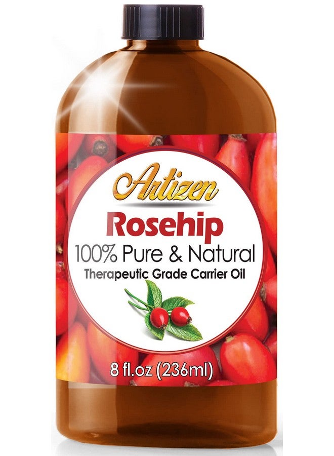 8Oz Rosehip Oil (100% Pure & Natural) Cold Pressed & Harvested From Fresh Roses Bushes & Rose Seed Rose Hip Oil Is Perfect For Your Skin Face Nails Hands