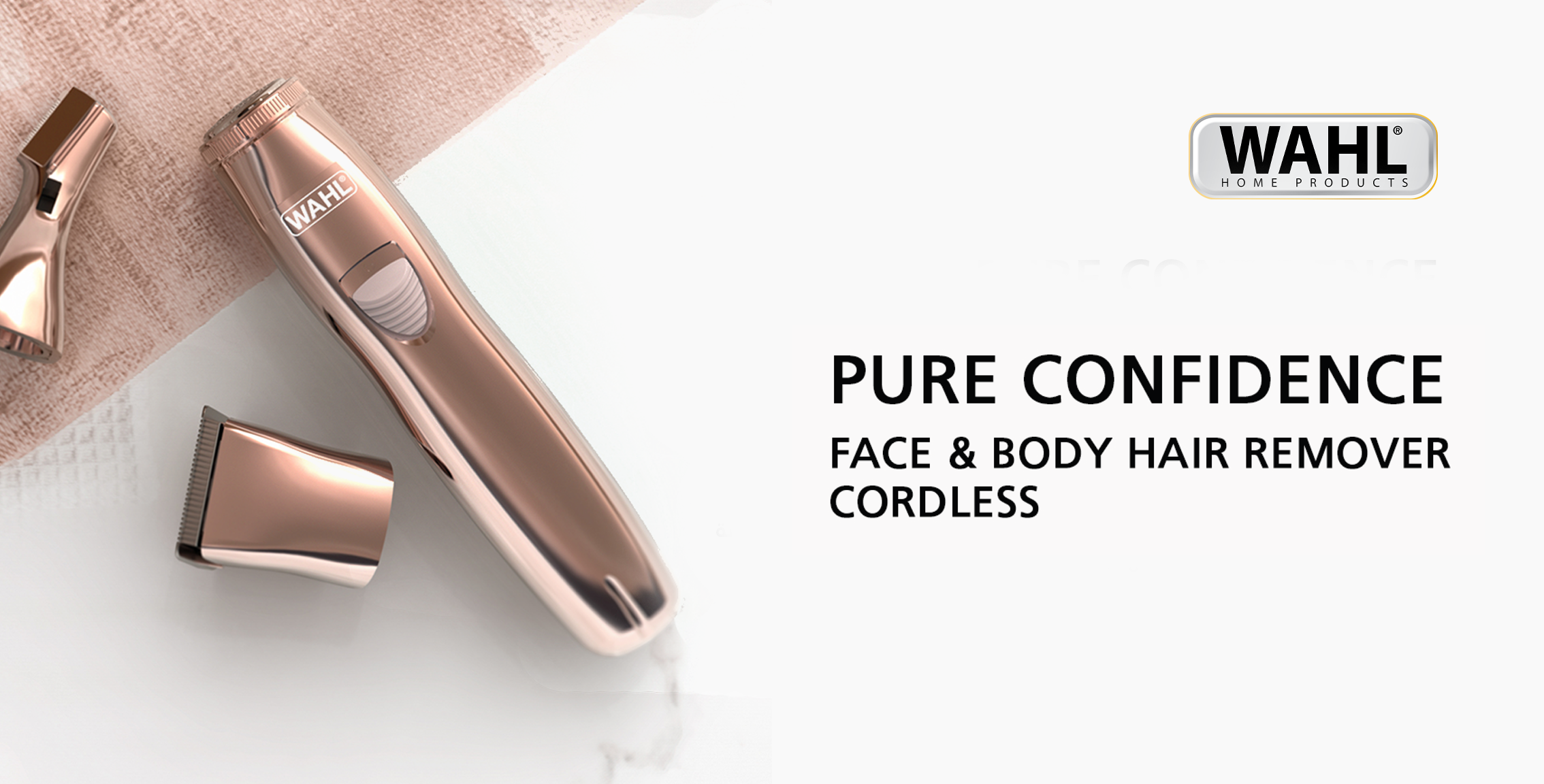 Pure Confidence Face & Body Hair Remover Rose Gold