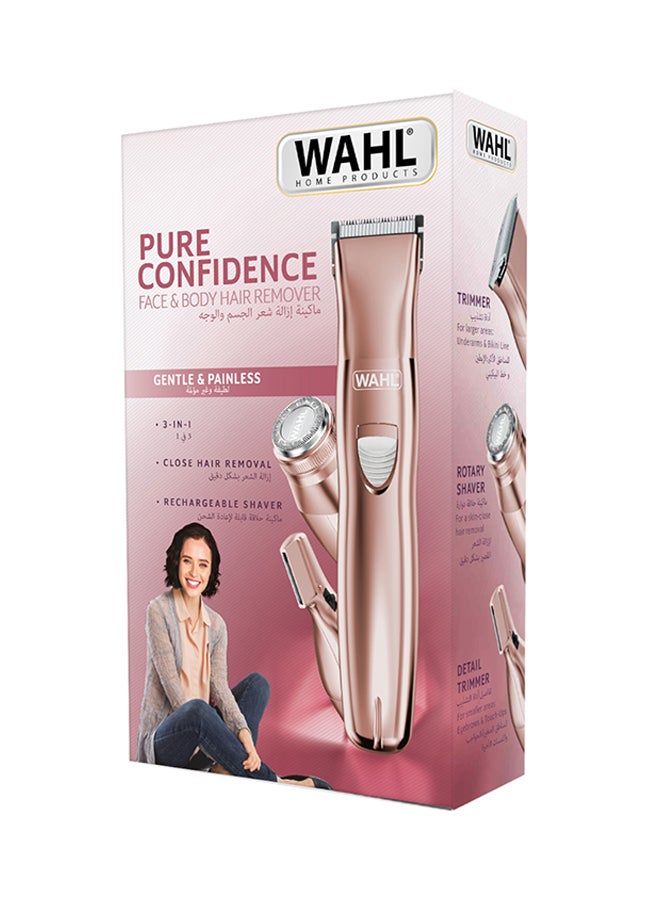 Pure Confidence Face & Body Hair Remover Rose Gold