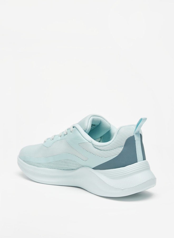Womens Textured Lace-Up Sports Shoes