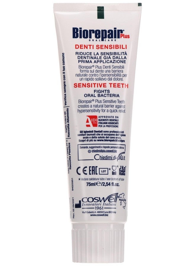 Sensitive Teeth Daily Toothpaste 2.54 Fluid Ounces (75Ml) Tubes (Pack Of 2) [ Italian Import ]