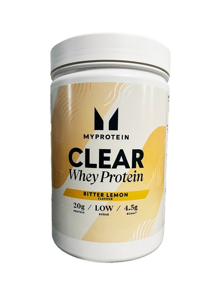 Clear Whey Isolate Bitter Lemon 506g 20 Servings