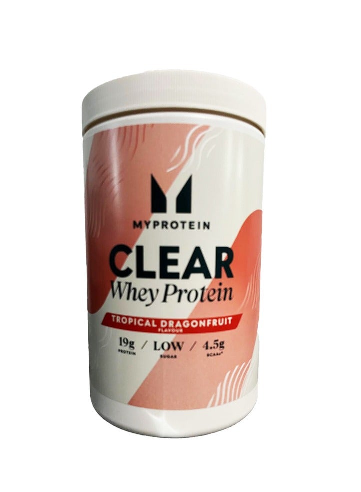 Clear Whey Isolate Tropical Dragon Fruit 500g 20 Servings