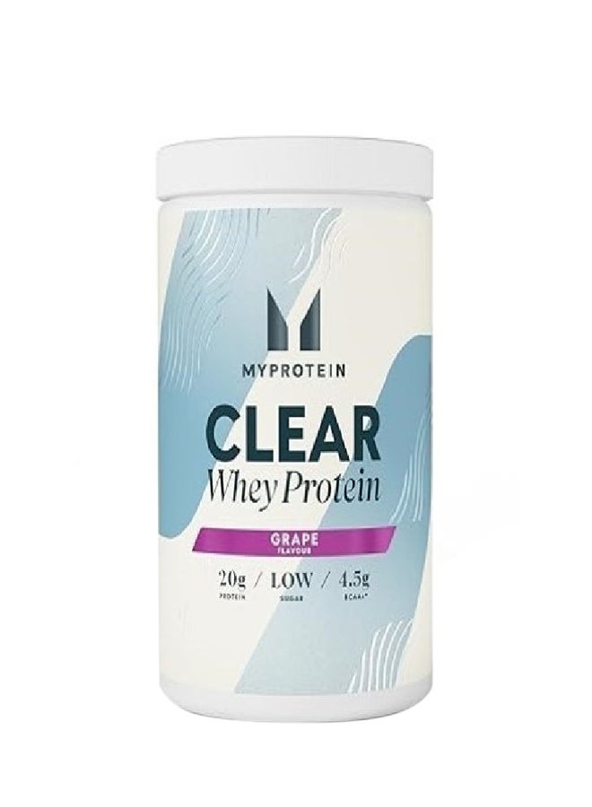 Clear Whey Isolate Grape 500g 20 Servings