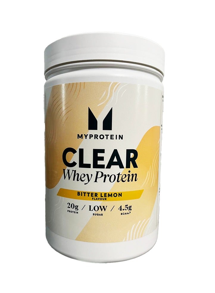 Clear Whey Isolate Bitter Lemon 885g 35 Servings