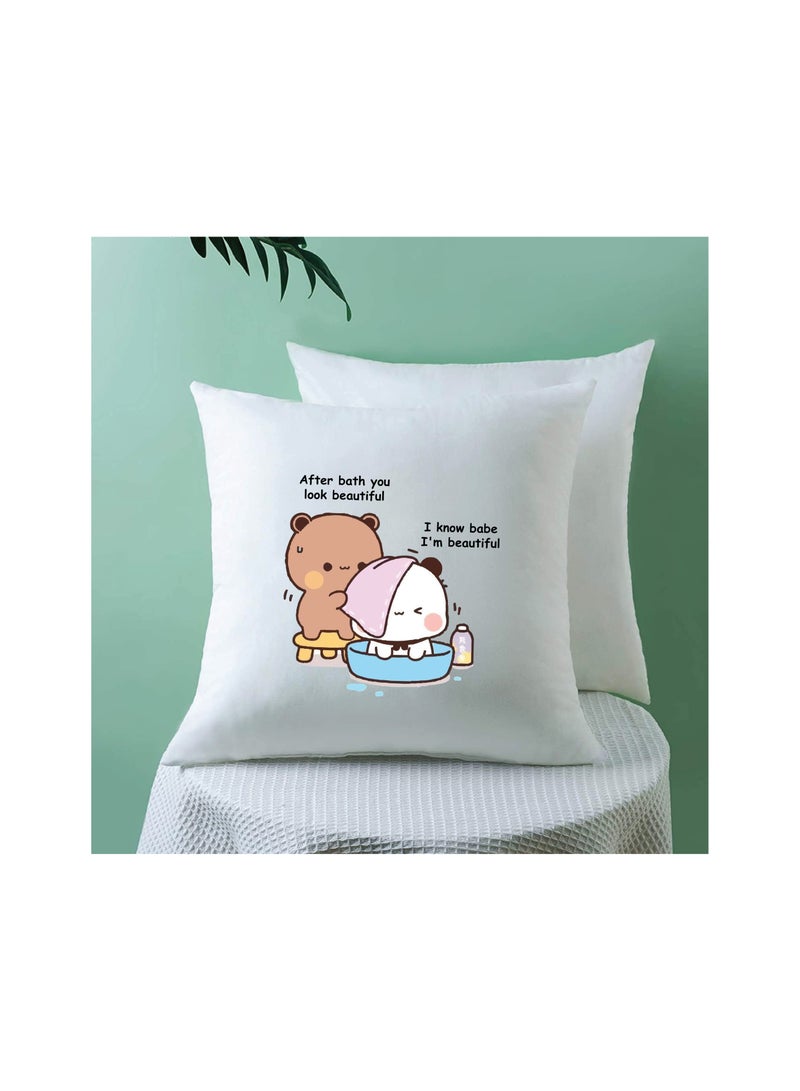 Cushion Cover and Ceramic Mug for Couples - Gift for Boy Friend - Gift for Girl Friend