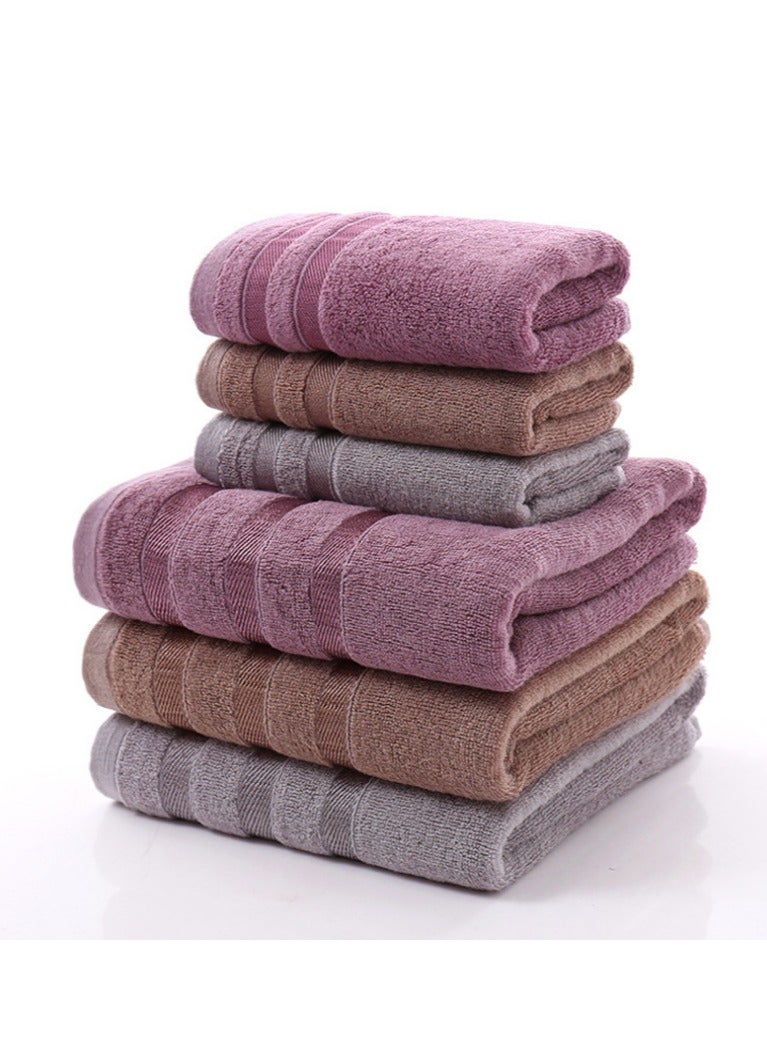 3 Pieces Bath Towel Set, bamboo fiber towel set includes 1 bath towels of 70*140cm, 2 hand towels of 34*75cm,Ultra Soft Towel Set for Bathroom