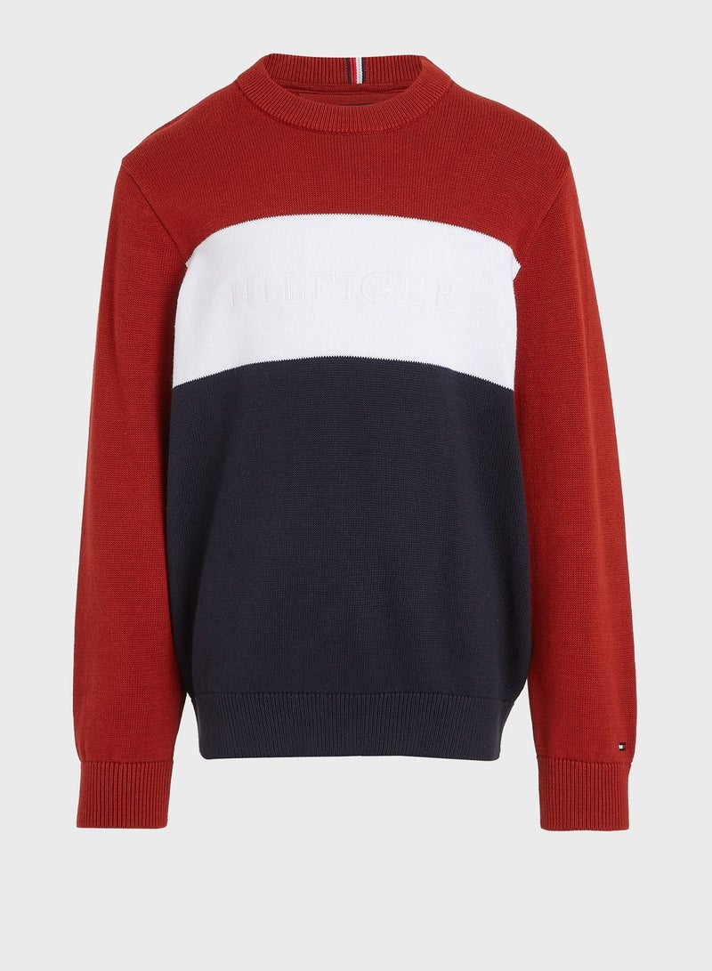 Kids Colorblock Sweater