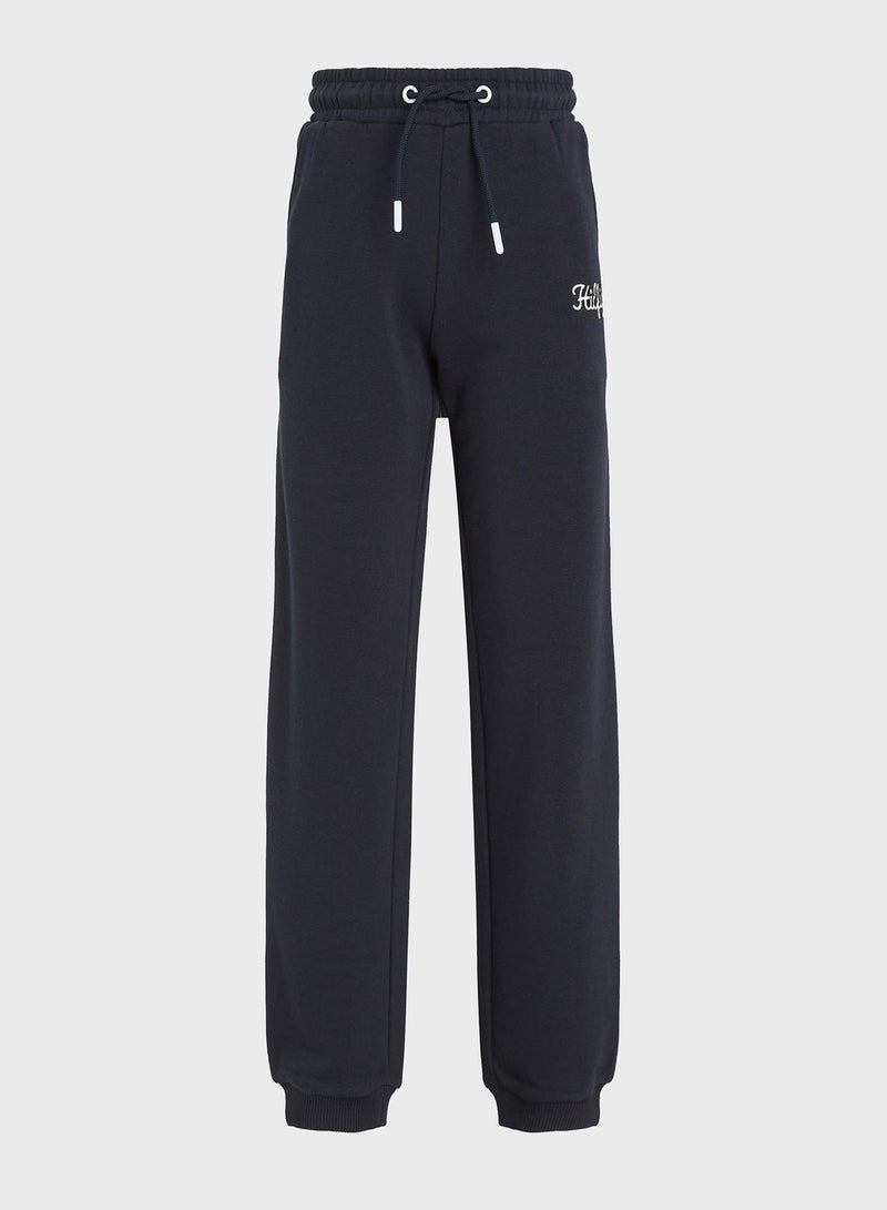 Kids Embroidered Sweatpants