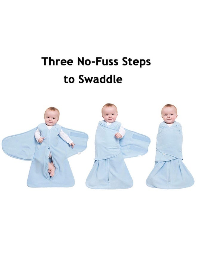 100 Cotton Sleepsack Swaddle 3 Way Adjustable Wearable Blanket Tog 1.5