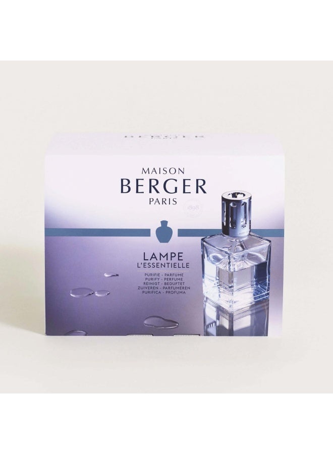 Lampe Berger Giftset - Essential Square - Home Fragrance Diffuser - Includes 2 Fragrances So Neutral And Ocean Breeze - 250 Milliliters - 8.45 Fluid Ounces