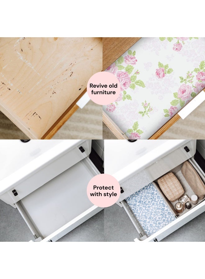 Scented Drawer Liners Vintage Rose