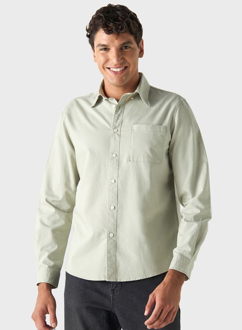 Essential Pocket Detail Regualr Fit Shirt